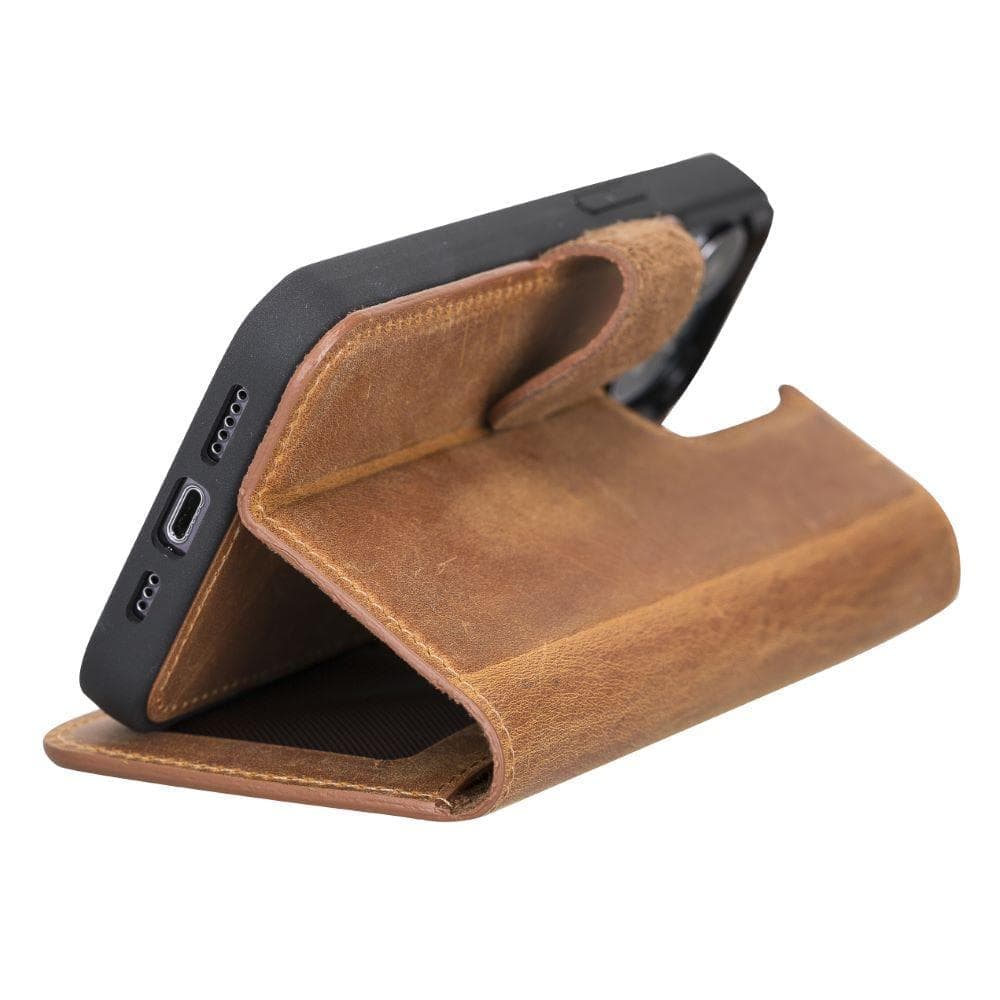 Magic iPhone 13 Mini Detachable Leather Wallet Case - TORONATA - color_