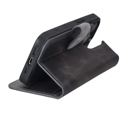 Magic iPhone 13 Mini Detachable Leather Wallet Case - TORONATA - color_