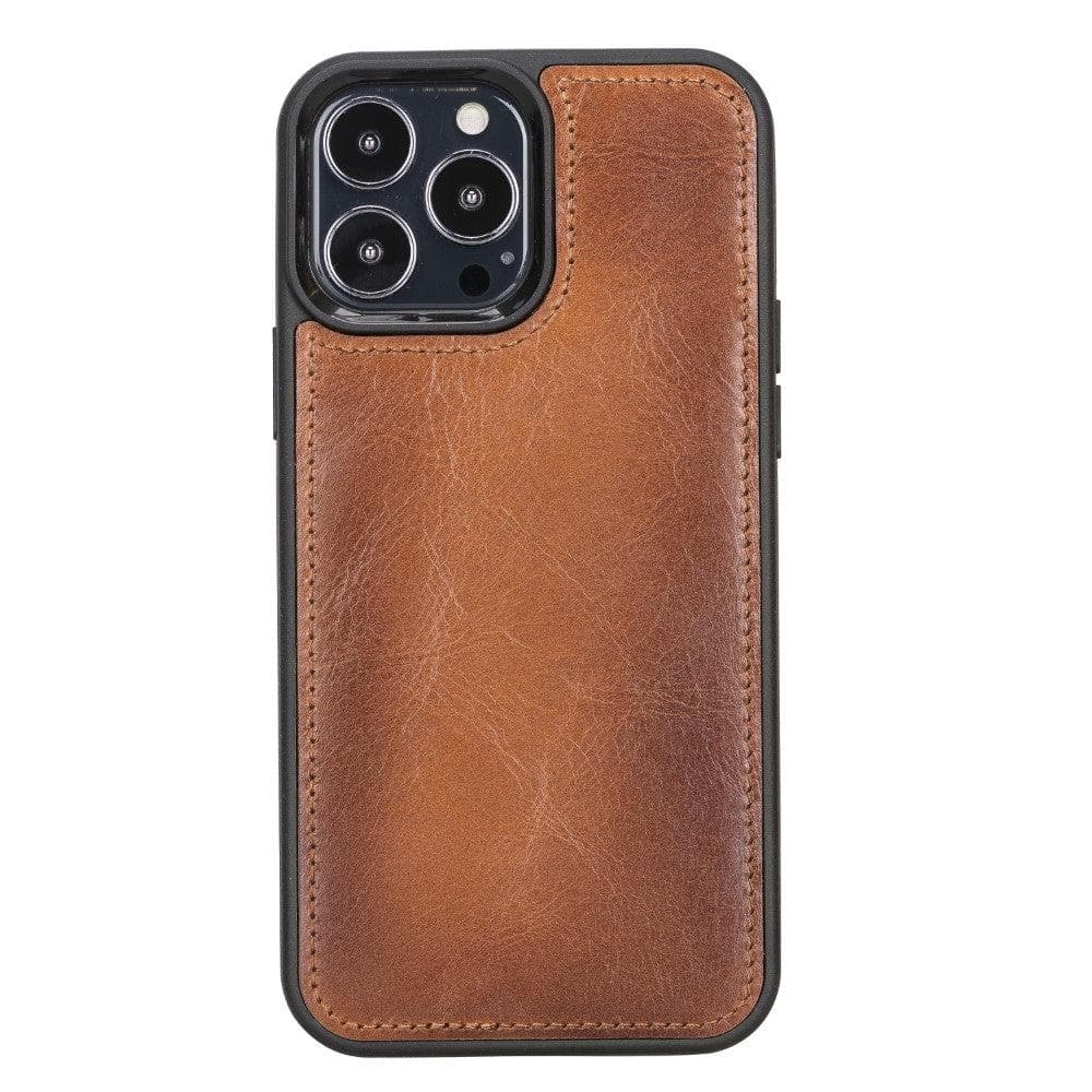 Flex Cover iPhone 13 Pro Leather Case - TORONATA - color_ Tan