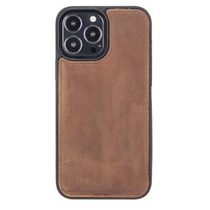 Flex Cover iPhone 13 Leather Case - TORONATA - color_ Saddle Brown