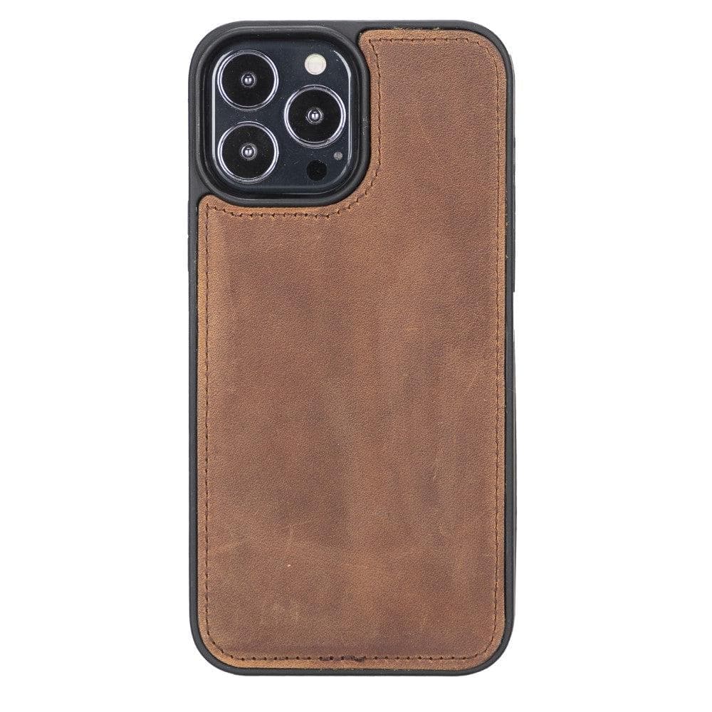 Flex Cover iPhone 13 Pro Leather Case - TORONATA - color_ Saddle Brown
