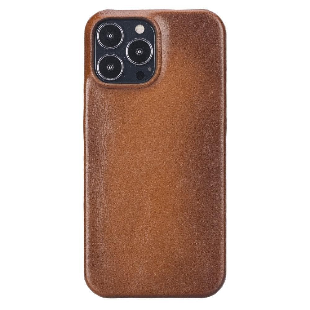 Ultimate Jacket iPhone 13 Genuine Leather Case / UJ - TORONATA - color_ Tan