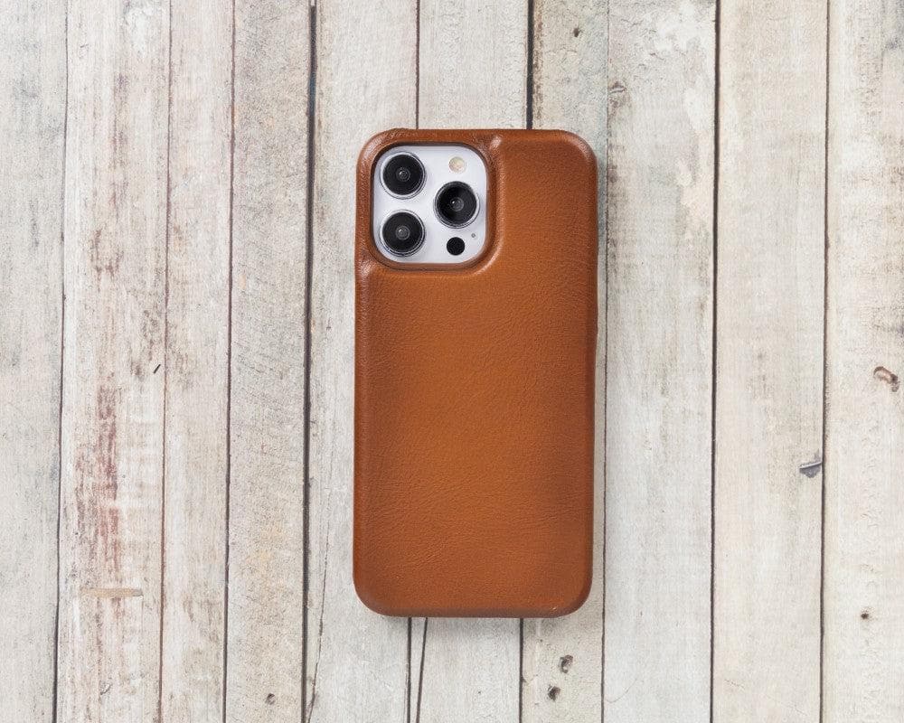 Ultimate Jacket iPhone 14 Genuine Leather Case / UJ - TORONATA - color_ Tan