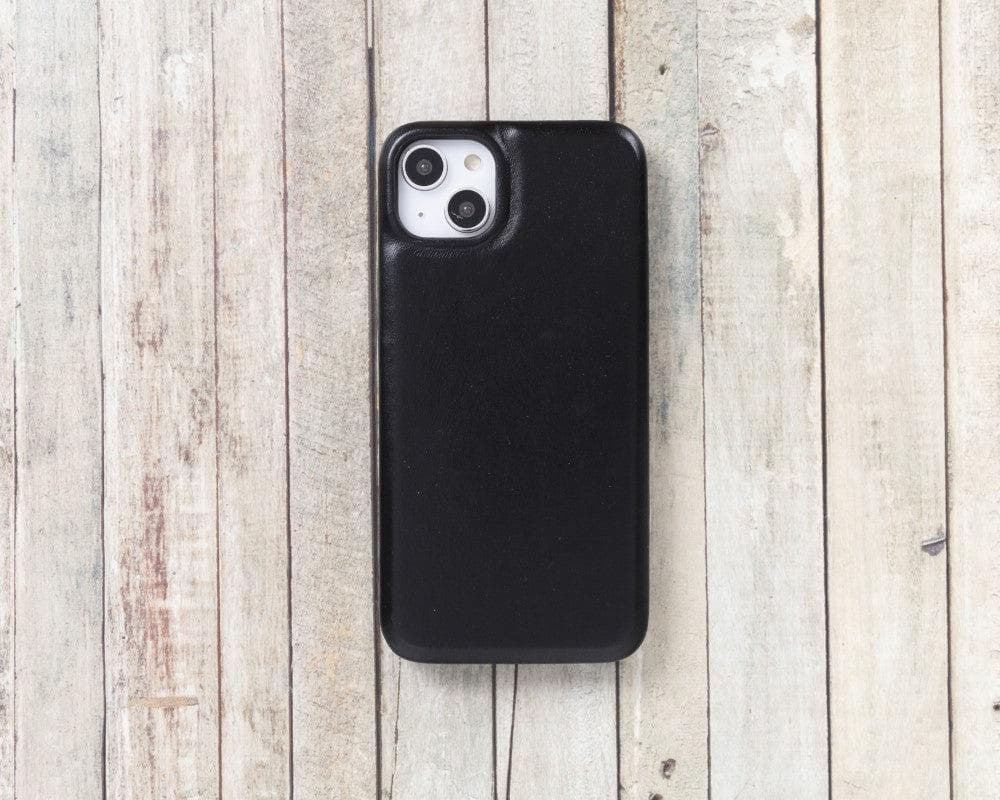 Ultimate Jacket iPhone 14 Genuine Leather Case / UJ - TORONATA - color_ Black
