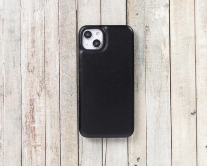 Ultimate Jacket iPhone 14 Genuine Leather Case / UJ - TORONATA - color_ Black