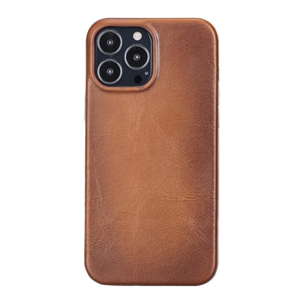 Rock Cover iPhone 13 Series Leather Case / RC - TORONATA - color_ Tan