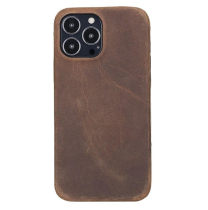 Rock Cover iPhone 13 Series Leather Case / RC - TORONATA - color_ Saddle Brown