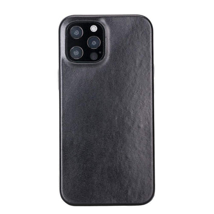 Rock Cover iPhone 12 Series Genuine Leather Case / RC - TORONATA - color_ Black