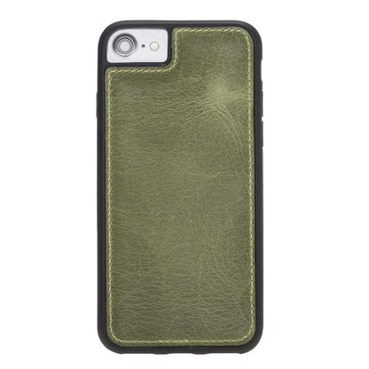Flex Cover iPhone 7/8/SE2/SE3 Leather Case - TORONATA - color_ Olive