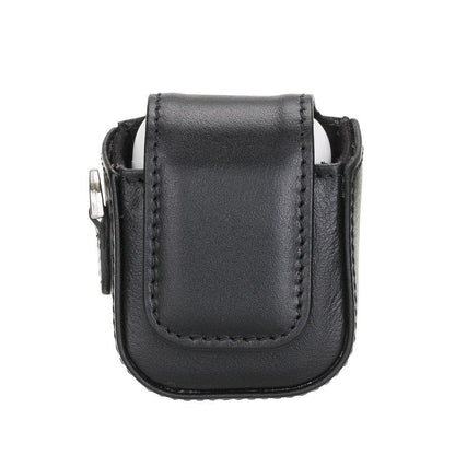 Jojo Leather AirPods 1 / 2 Case - TORONATA - color_ Black