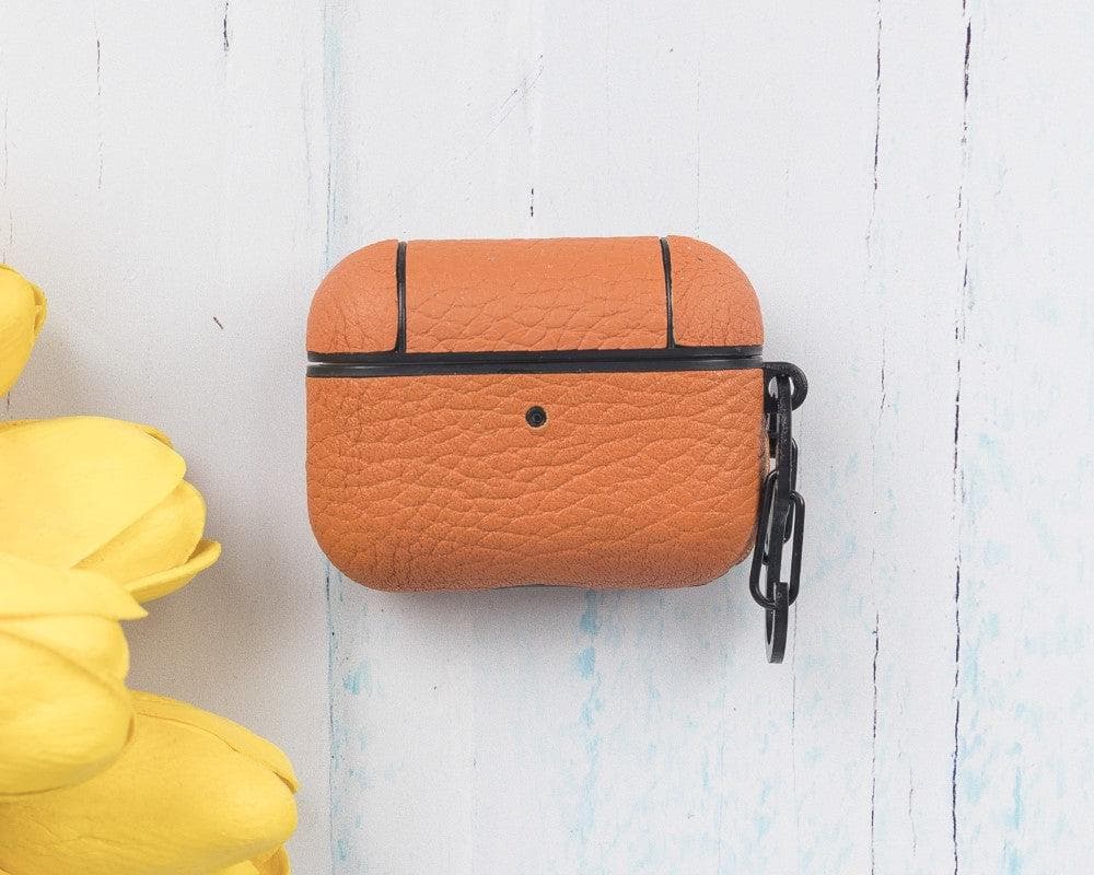 Juni Leather AirPods Pro 1 and AirPods Pro 2 Case - TORONATA - color_ Peach Puff