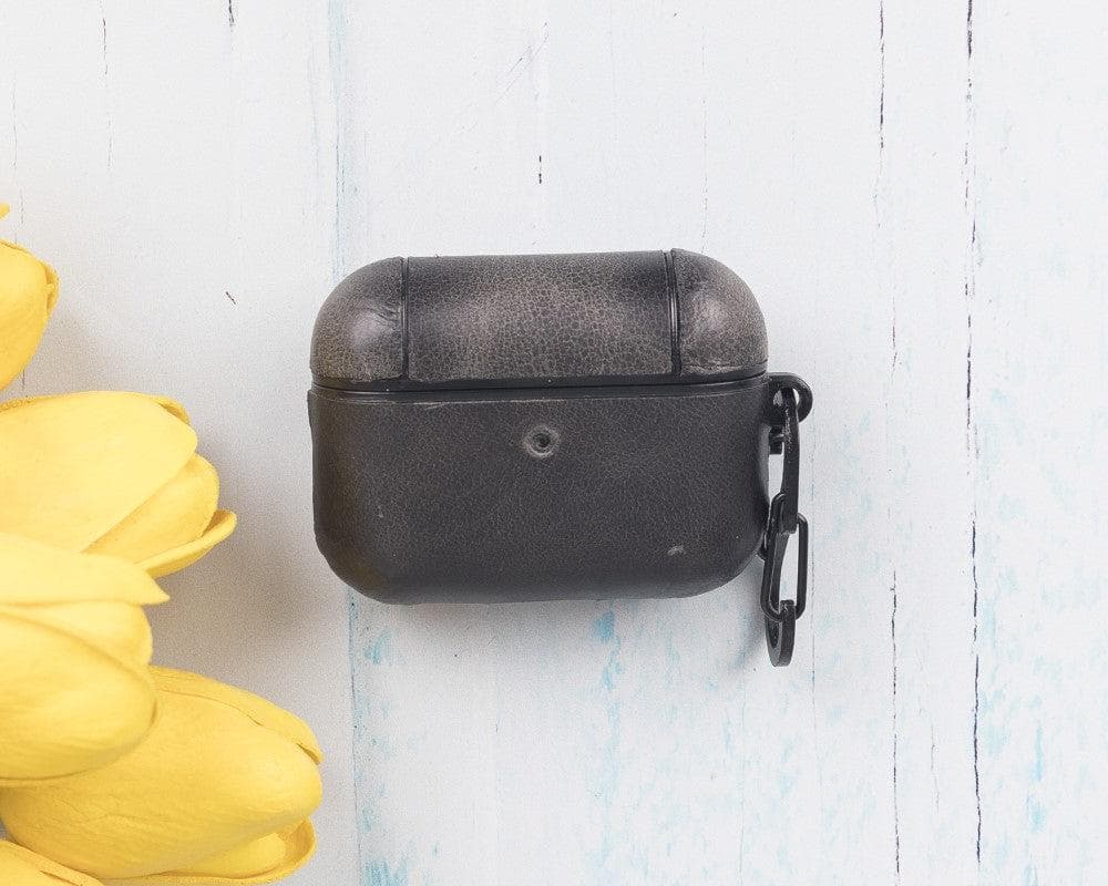Juni Leather AirPods Pro 1 and AirPods Pro 2 Case - TORONATA - color_ Sandy Gray