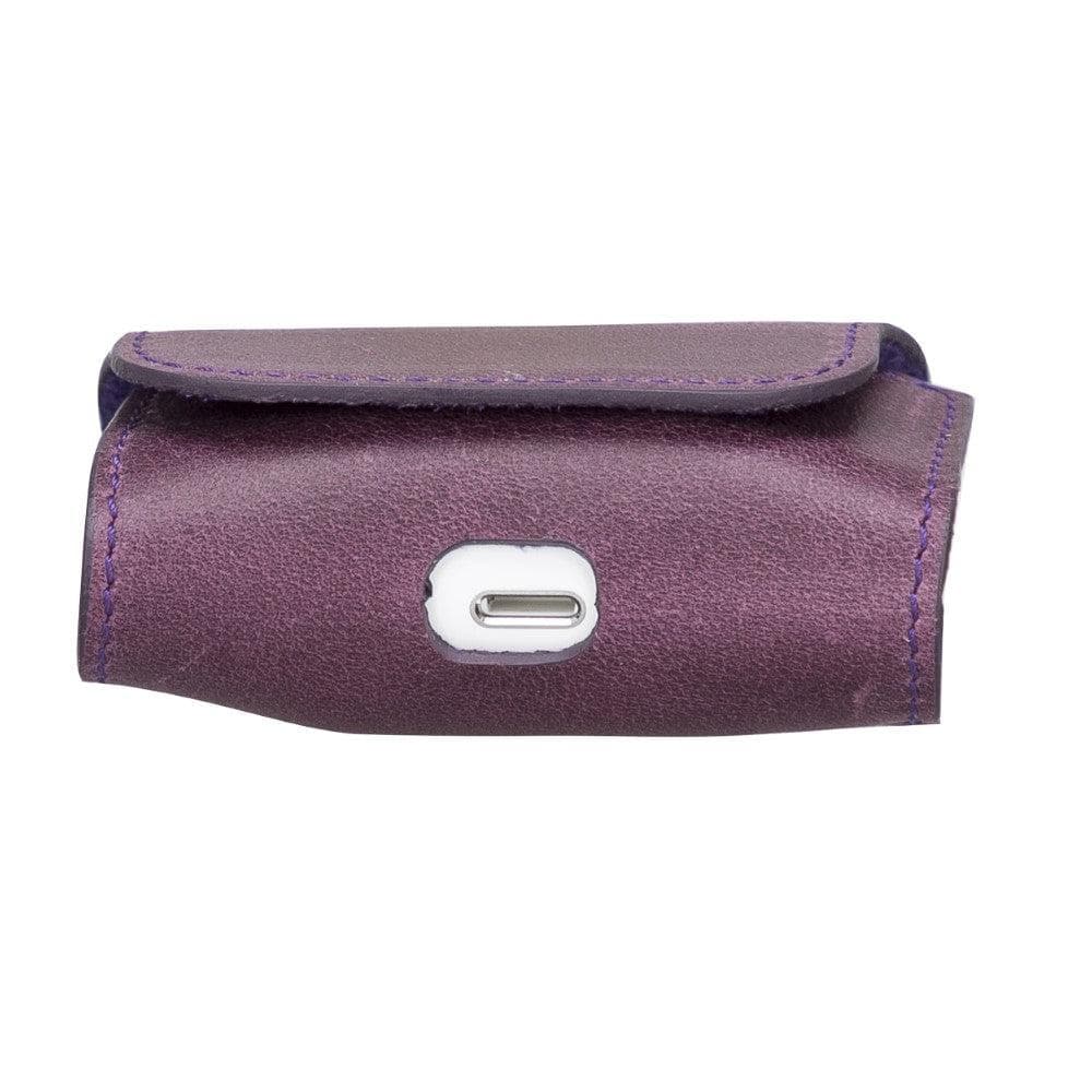 Mai Magnet AirPods 1 and AirPods 2 Leather Case with Hook - TORONATA - color_