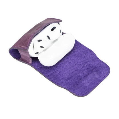 Mai Magnet AirPods 1 and AirPods 2 Leather Case with Hook - TORONATA - color_