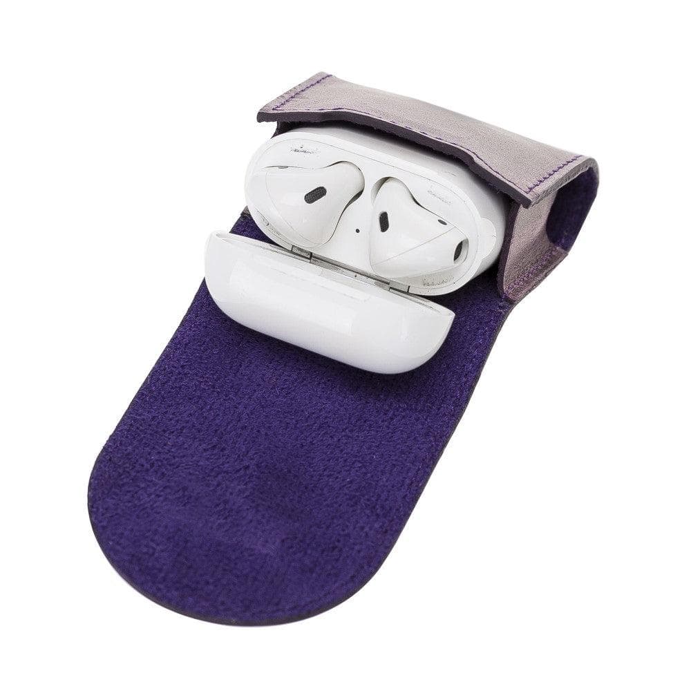 Mai Magnet AirPods 1 and AirPods 2 Leather Case with Hook - TORONATA - color_