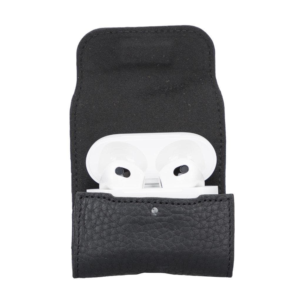 Mai Magnet AirPods 1 and AirPods 2 Leather Case with Hook - TORONATA - color_