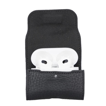 Mai Magnet AirPods 1 and AirPods 2 Leather Case with Hook - TORONATA - color_