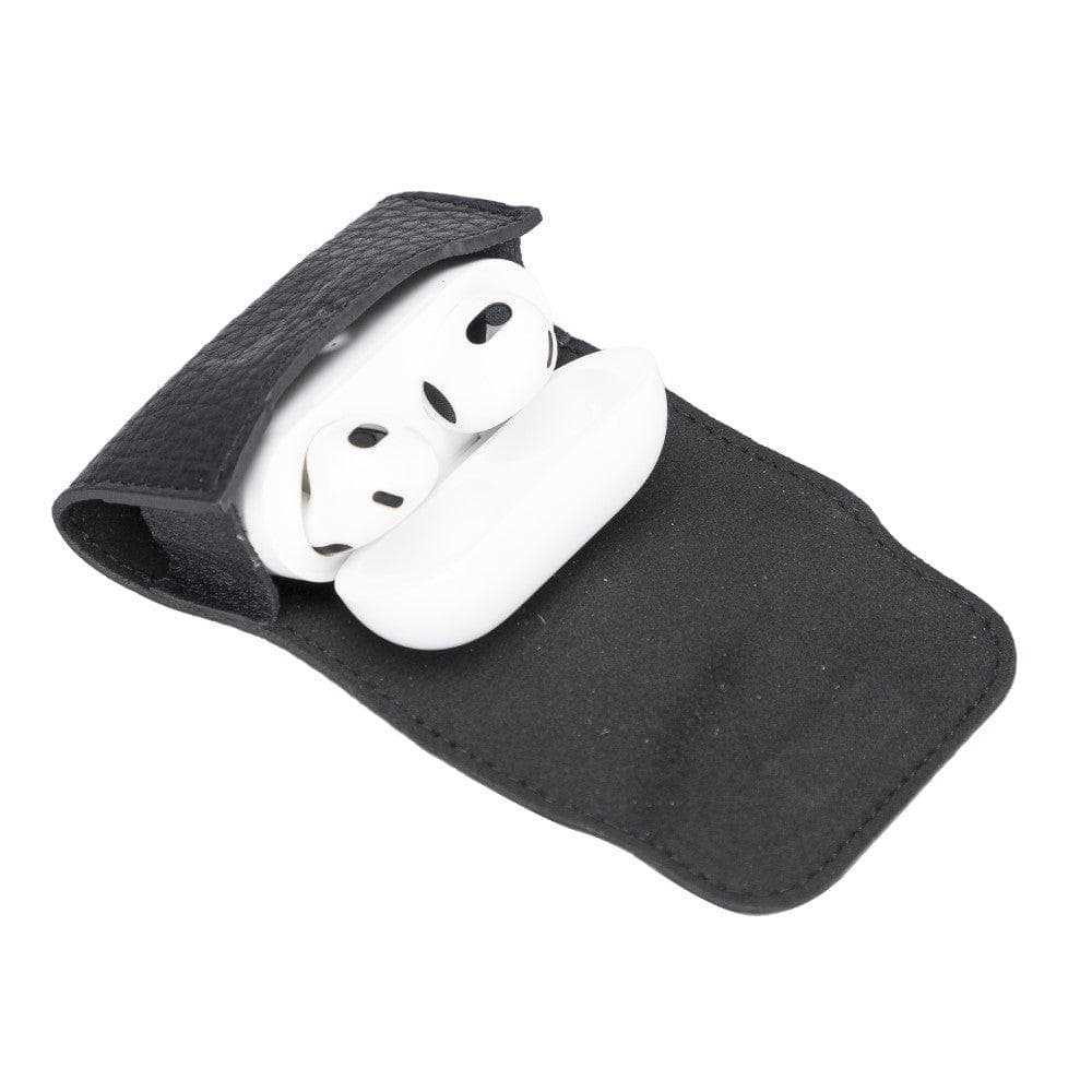 Mai Magnet AirPods 1 and AirPods 2 Leather Case with Hook - TORONATA - color_