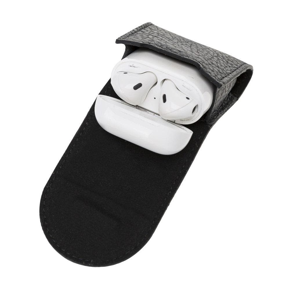 Mai Magnet AirPods 1 and AirPods 2 Leather Case with Hook - TORONATA - color_