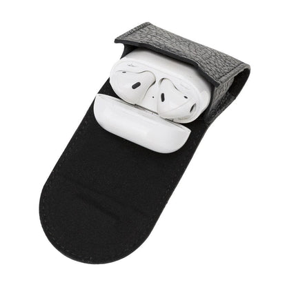 Mai Magnet AirPods 1 and AirPods 2 Leather Case with Hook - TORONATA - color_