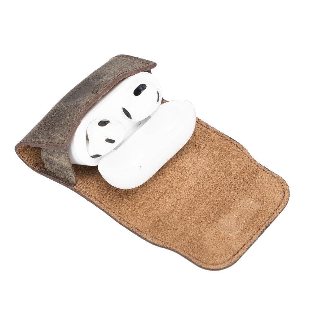 Mai Magnet AirPods 1 and AirPods 2 Leather Case with Hook - TORONATA - color_