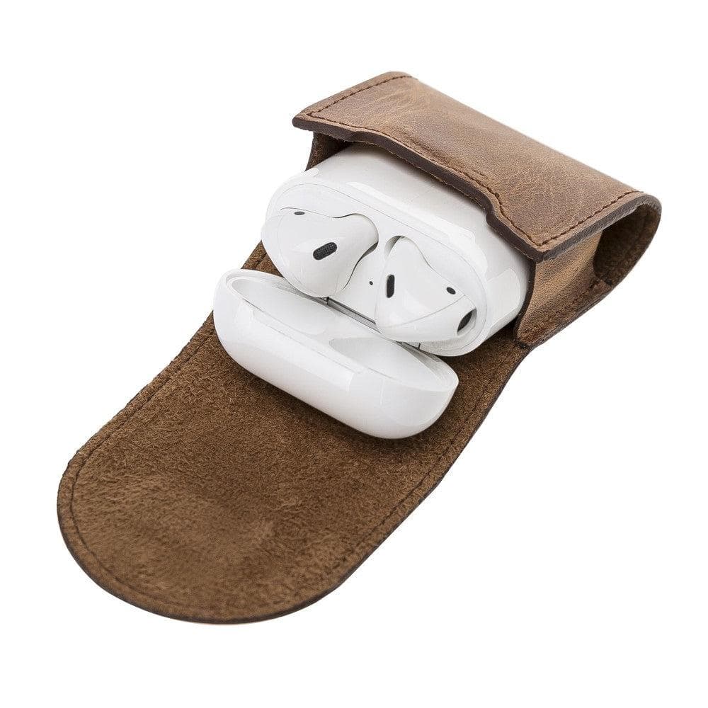 Mai Magnet AirPods Pro 1 and AirPods Pro 2 Leather Case with Hook - TORONATA - color_