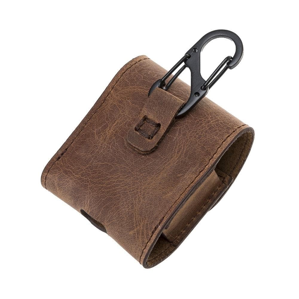 Mai Magnet AirPods 1 and AirPods 2 Leather Case with Hook - TORONATA - color_