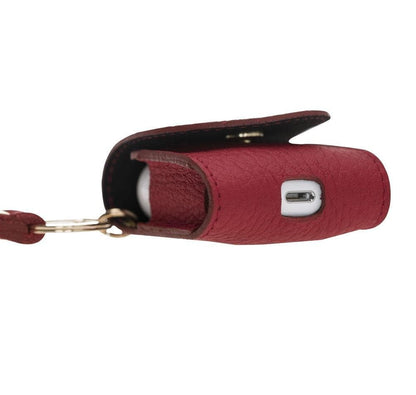 Mai Magnet AirPods 1 and AirPods 2 Leather Case with Hook - TORONATA - color_
