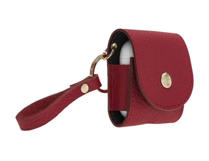 Mai Magnet AirPods 1 and AirPods 2 Leather Case with Hook - TORONATA - color_