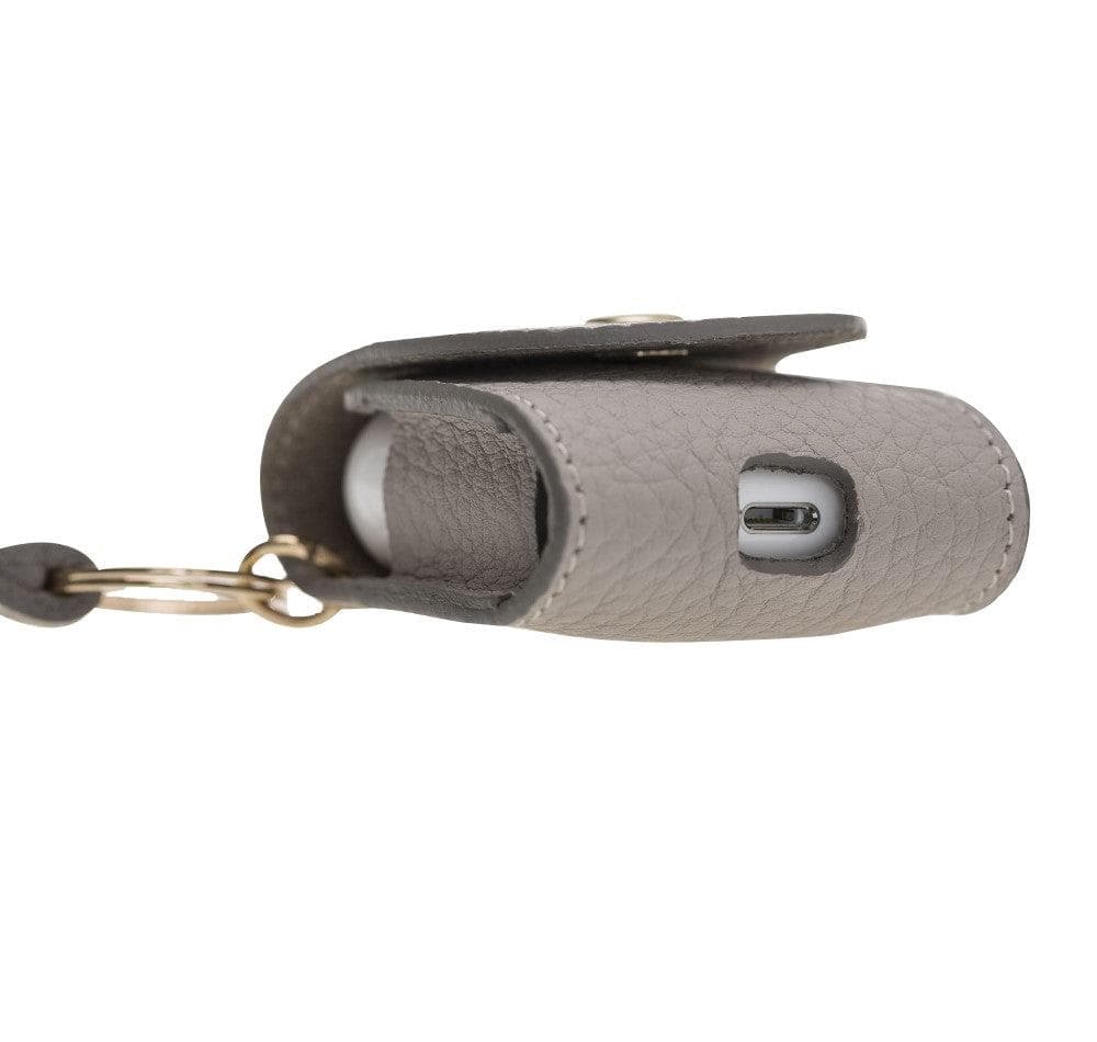 Mai Magnet AirPods 1 and AirPods 2 Leather Case with Hook - TORONATA - color_