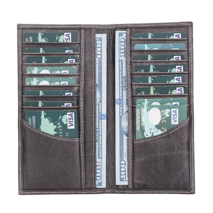 Beatriz Leather Wallet - TORONATA - color_ Gray