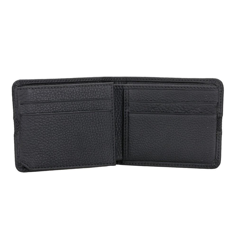 Benjamin Leather Wallet - TORONATA - color_ Pebble Black