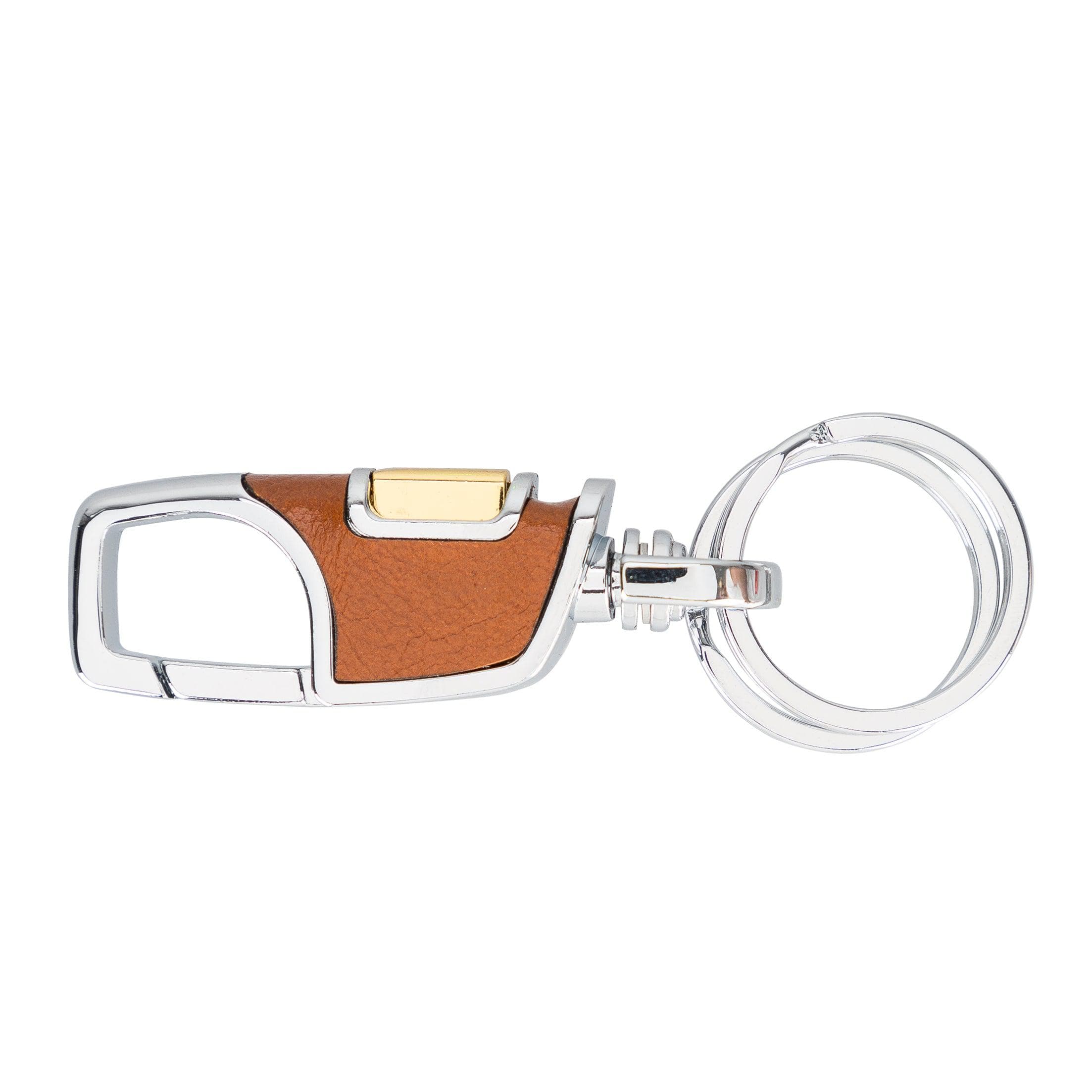 BKR12 Leather Keyring - TORONATA - color_ Tan