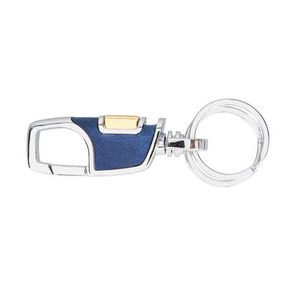BKR12 Leather Keyring - TORONATA - color_ Cadet Blue