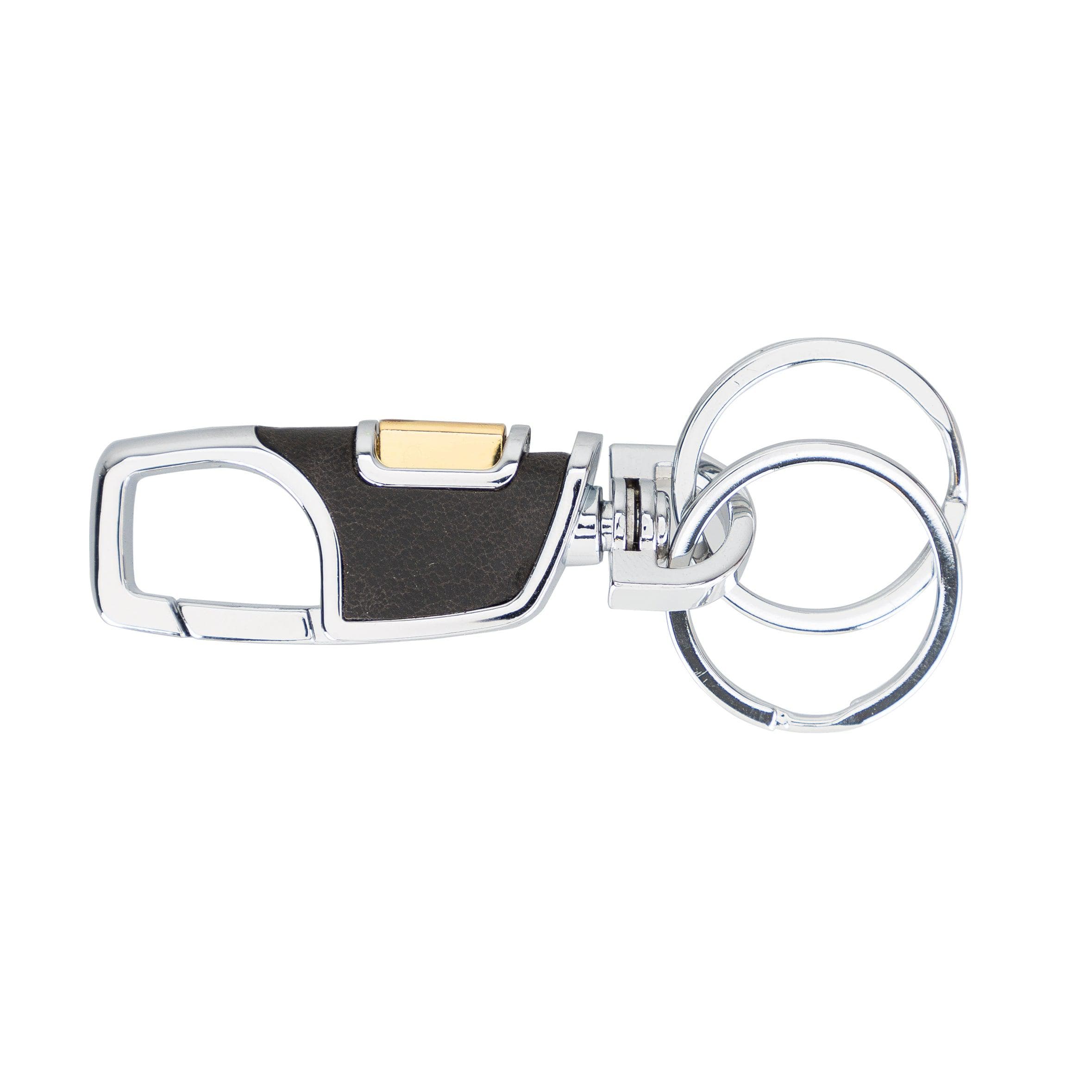 BKR12 Leather Keyring - TORONATA - color_ Black