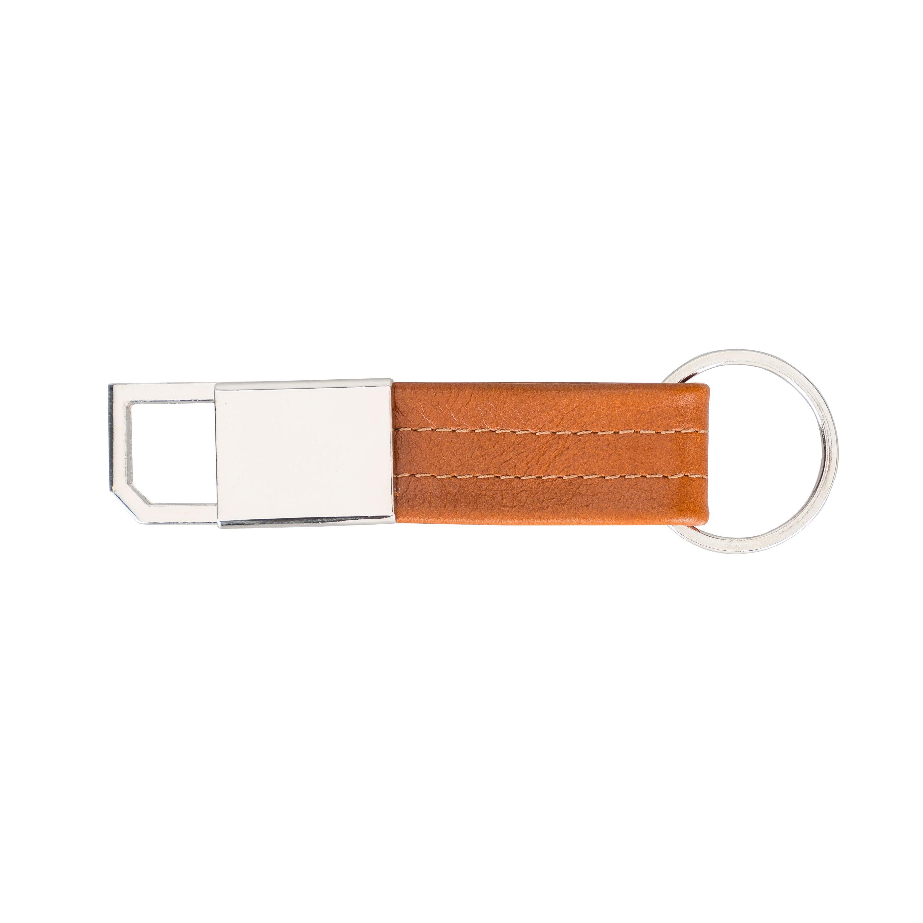 BKR16 Leather Keyring - TORONATA - color_ Tan