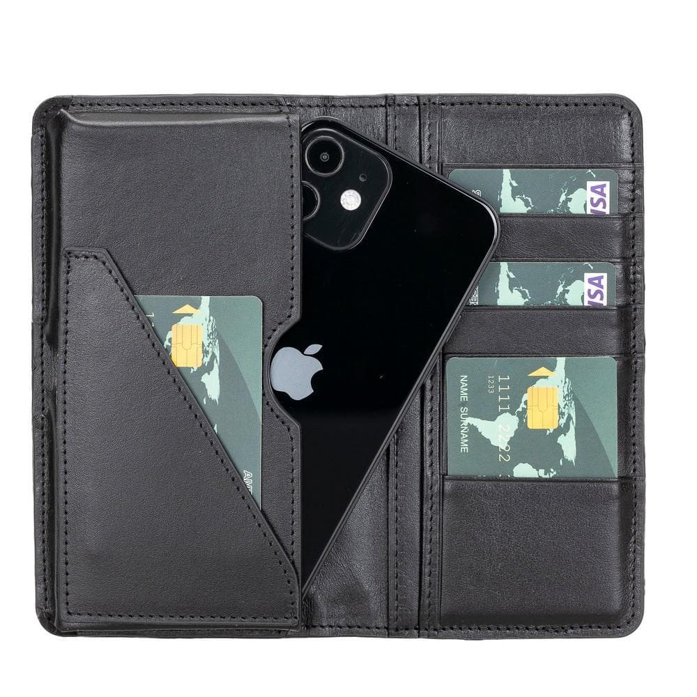 Calvina Leather Wallet - TORONATA - color_ Black