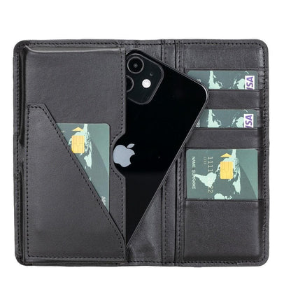 Calvina Leather Wallet - TORONATA - color_ Black