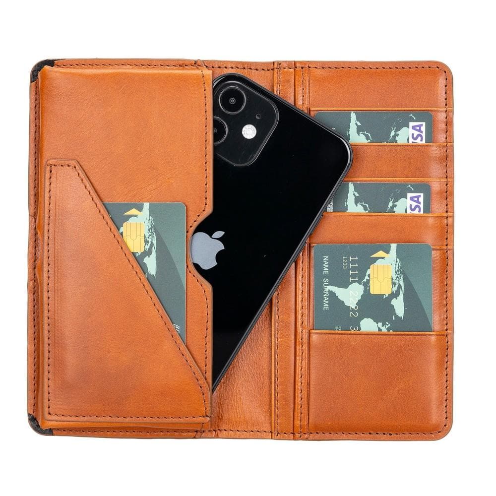 Calvina Leather Wallet - TORONATA - color_ Tan
