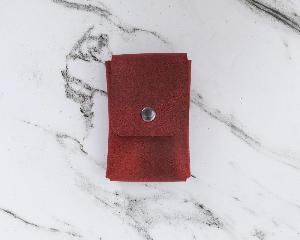 Cigarette Leather Case - TORONATA - color_ Red