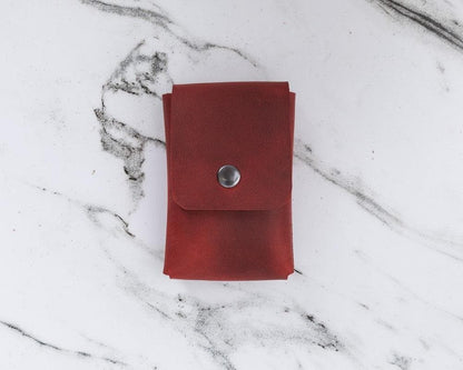 Cigarette Leather Case - TORONATA - color_ Red