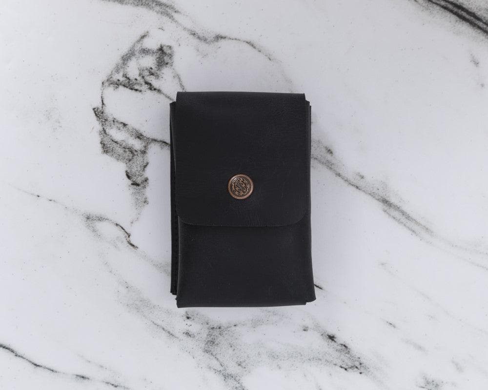 Cigarette Leather Case - TORONATA - color_ Black