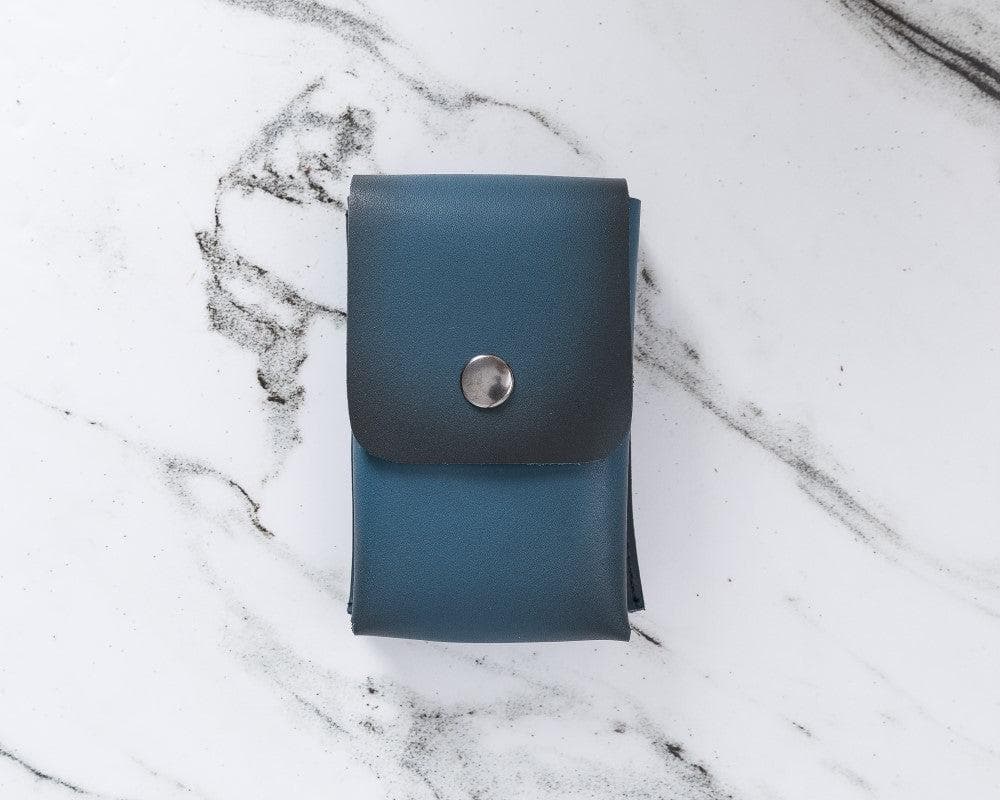 Cigarette Leather Case - TORONATA - color_ Blue