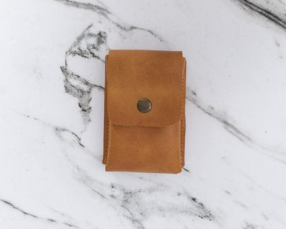 Cigarette Leather Case - TORONATA - color_ Moccasin