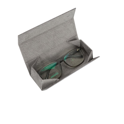 Clever Leather Glasses Case - TORONATA - color_ Gray