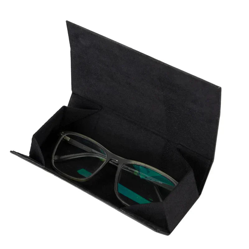 Clever Leather Glasses Case - TORONATA - color_ Black