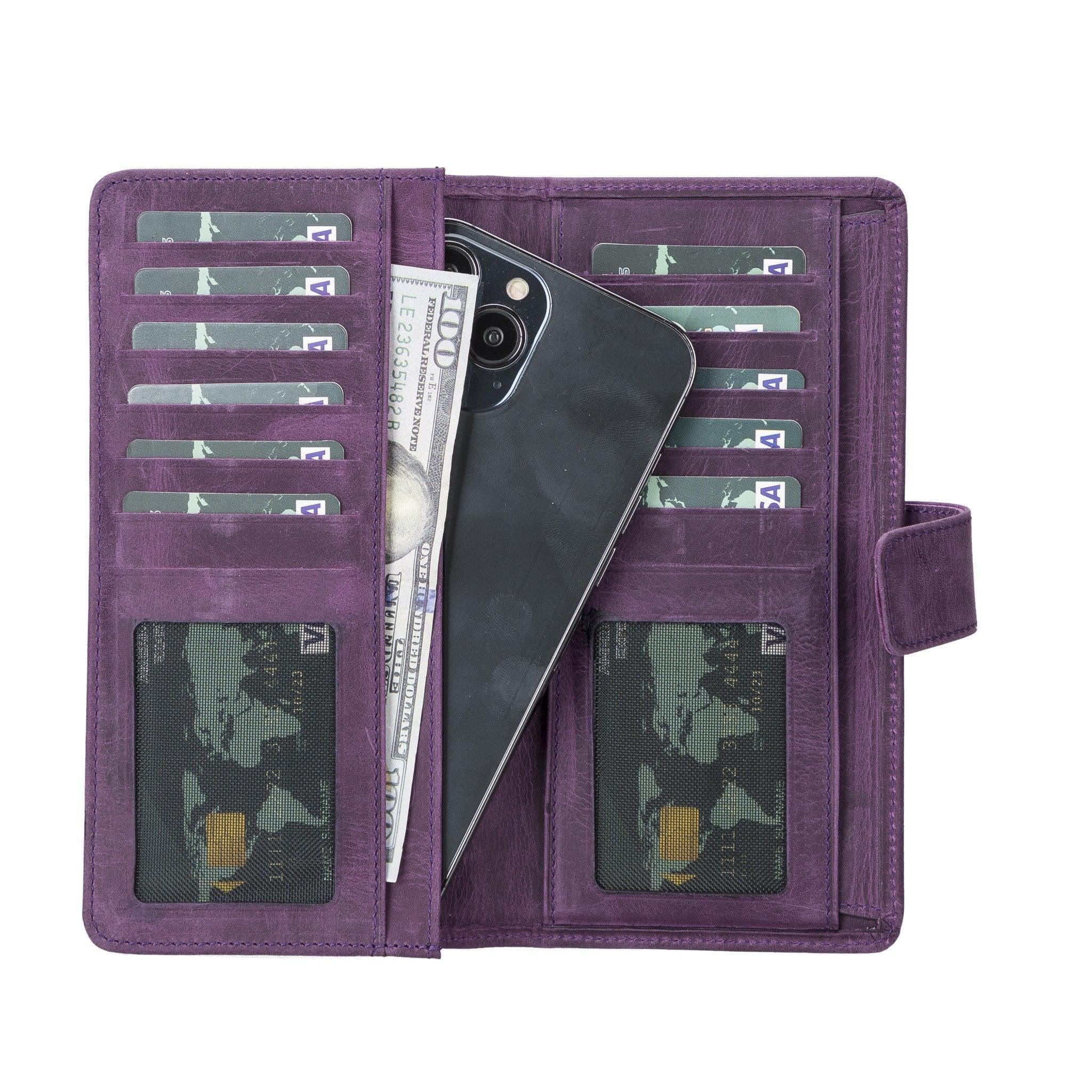 Coppet Leather Wallet - TORONATA - color_ Purple