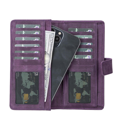 Coppet Leather Wallet - TORONATA - color_ Purple