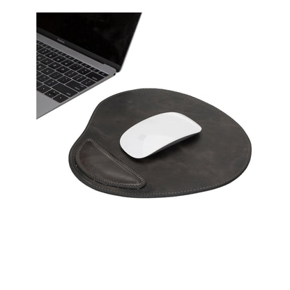 Cushioned Leather Mouse Pad - TORONATA - color_ Charcoal