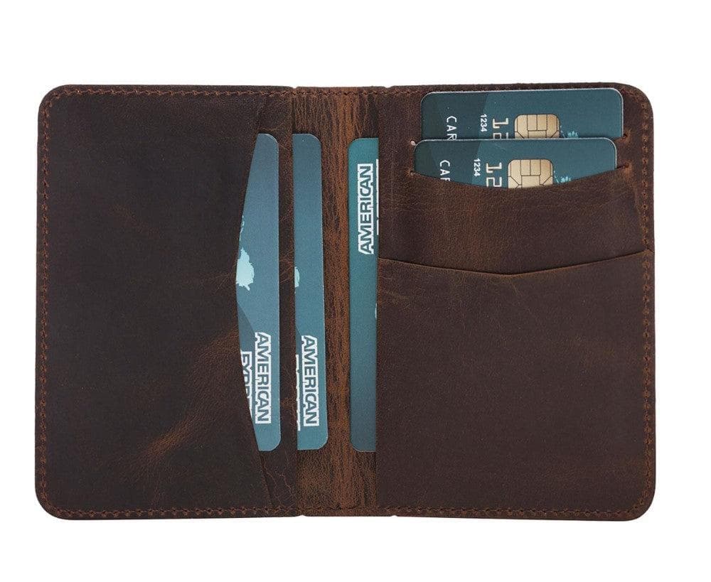 Dalfsen Leather Card Holder - TORONATA - color_ Saddle Brown